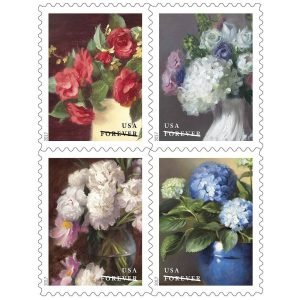 Flowers From The Garden 2017-5 Booklets / 100 Pcs