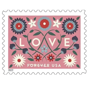 Love 2022-5 Sheets / 100 Pcs