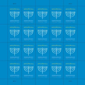 Hanukkah 2024-5 Sheets / 100 Pcs