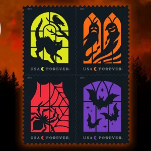 Spooky Silhouettes Halloween 2019-5 Sheets / 100 Pcs