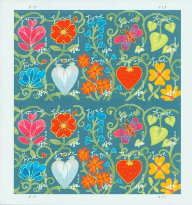 Garden of Love 2011-5 Booklets / 100 Pcs